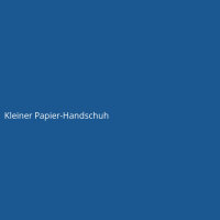 Kleiner Papier-Handschuh