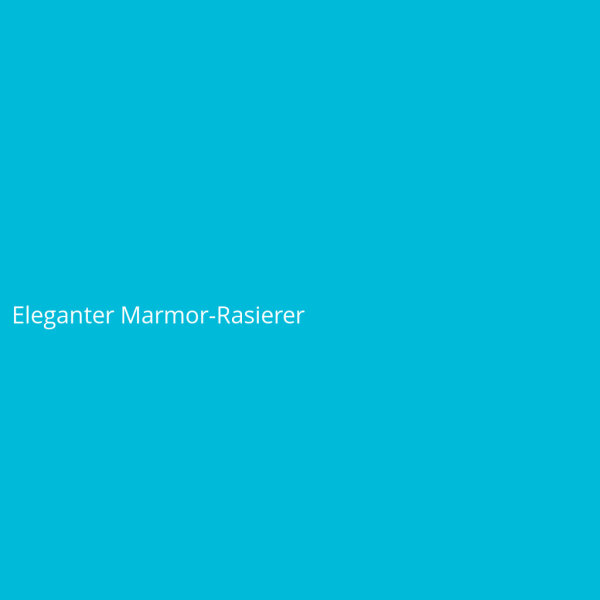 Eleganter Marmor-Rasierer