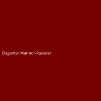 Eleganter Marmor-Rasierer