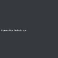 Eigenwillige Stahl-Zange