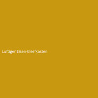 Luftiger Eisen-Briefkasten