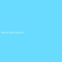 Kleine Stahl-Flasche